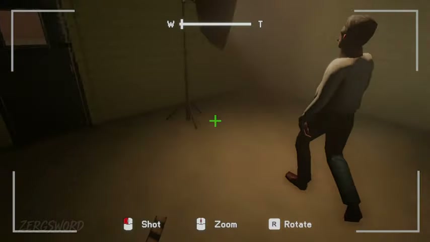 Third-party gameplay reference frame of a Photomaly camera viewfinder.
